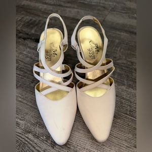 Cream PM Collection Heels Size 7M